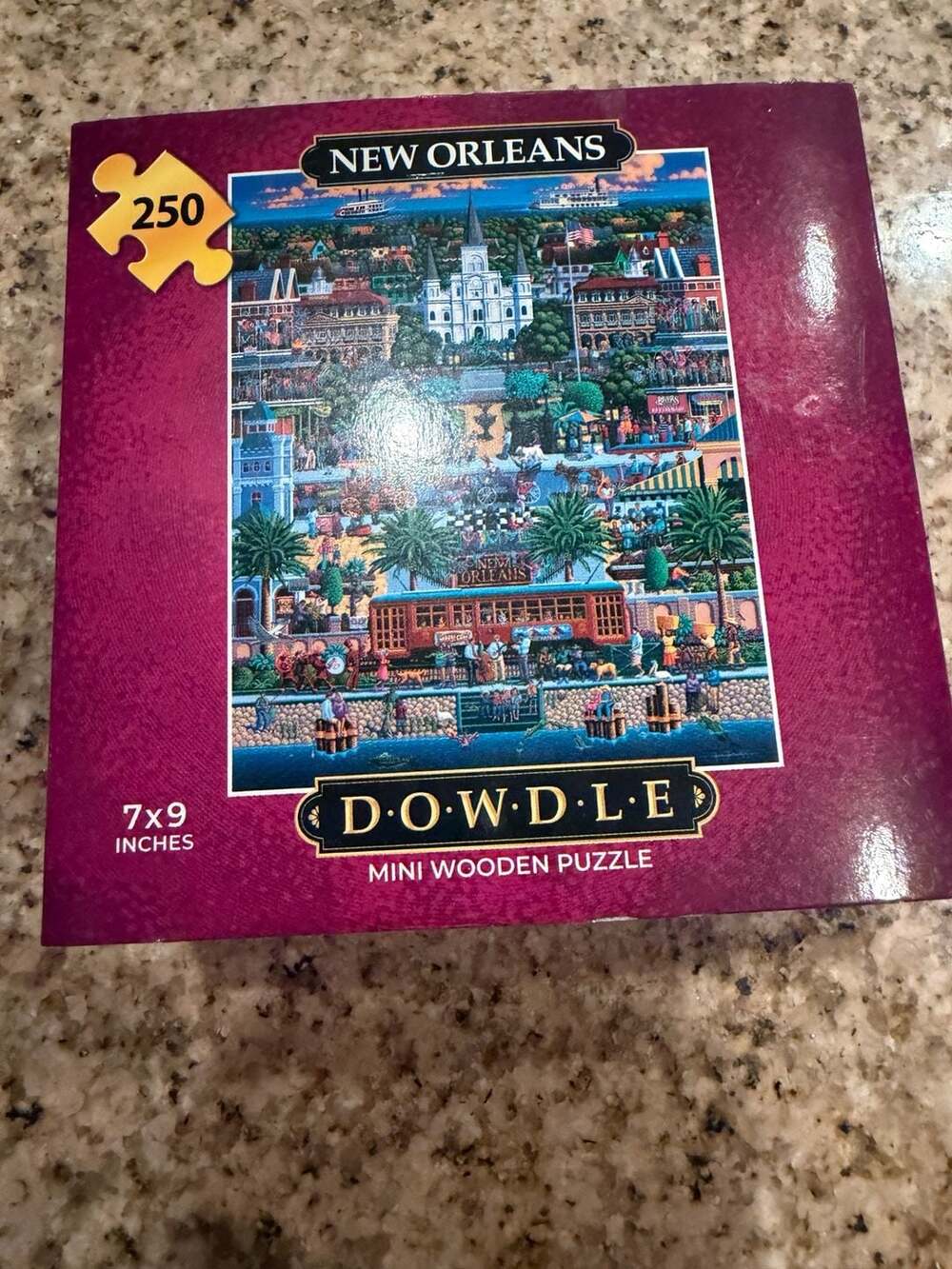 Dowdle New Orleans 250-Piece Mini Wooden Jigsaw Puzzle